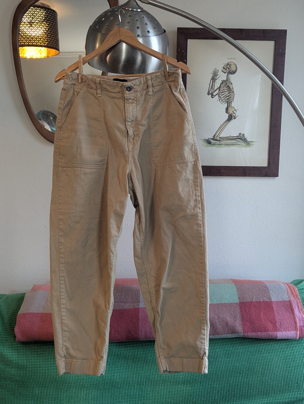 Finisterre Yarrel Canvas Trouser in Natural Sandstone (32R)